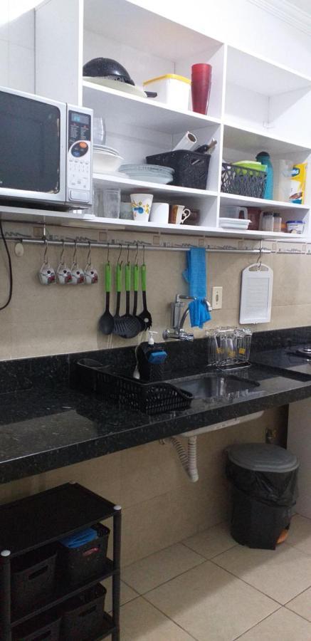 Apartamento No Canto Do Forte, Wi-Fi, Estacionamento Gratuito E Churrasqueira 大普拉亚 外观 照片