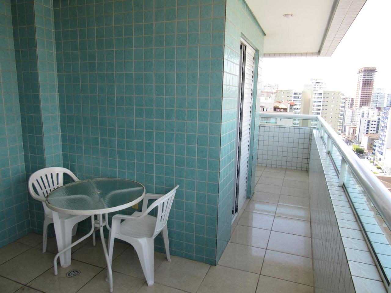 Apartamento No Canto Do Forte, Wi-Fi, Estacionamento Gratuito E Churrasqueira 大普拉亚 外观 照片