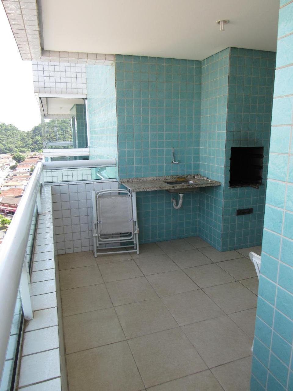 Apartamento No Canto Do Forte, Wi-Fi, Estacionamento Gratuito E Churrasqueira 大普拉亚 外观 照片